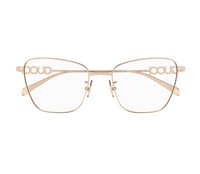 Eyeglasses frame Gucci Woman GG1807O002 GOLD GOLD TRANSPARENT54 - GG1807O002 GOLD GOLD TRANSPARENT54